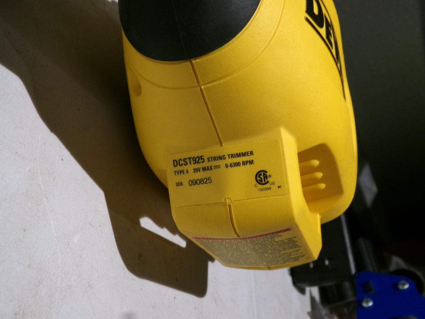 DеWALT DCST925B 13" Cordless String Trimmer (Tool Only)3