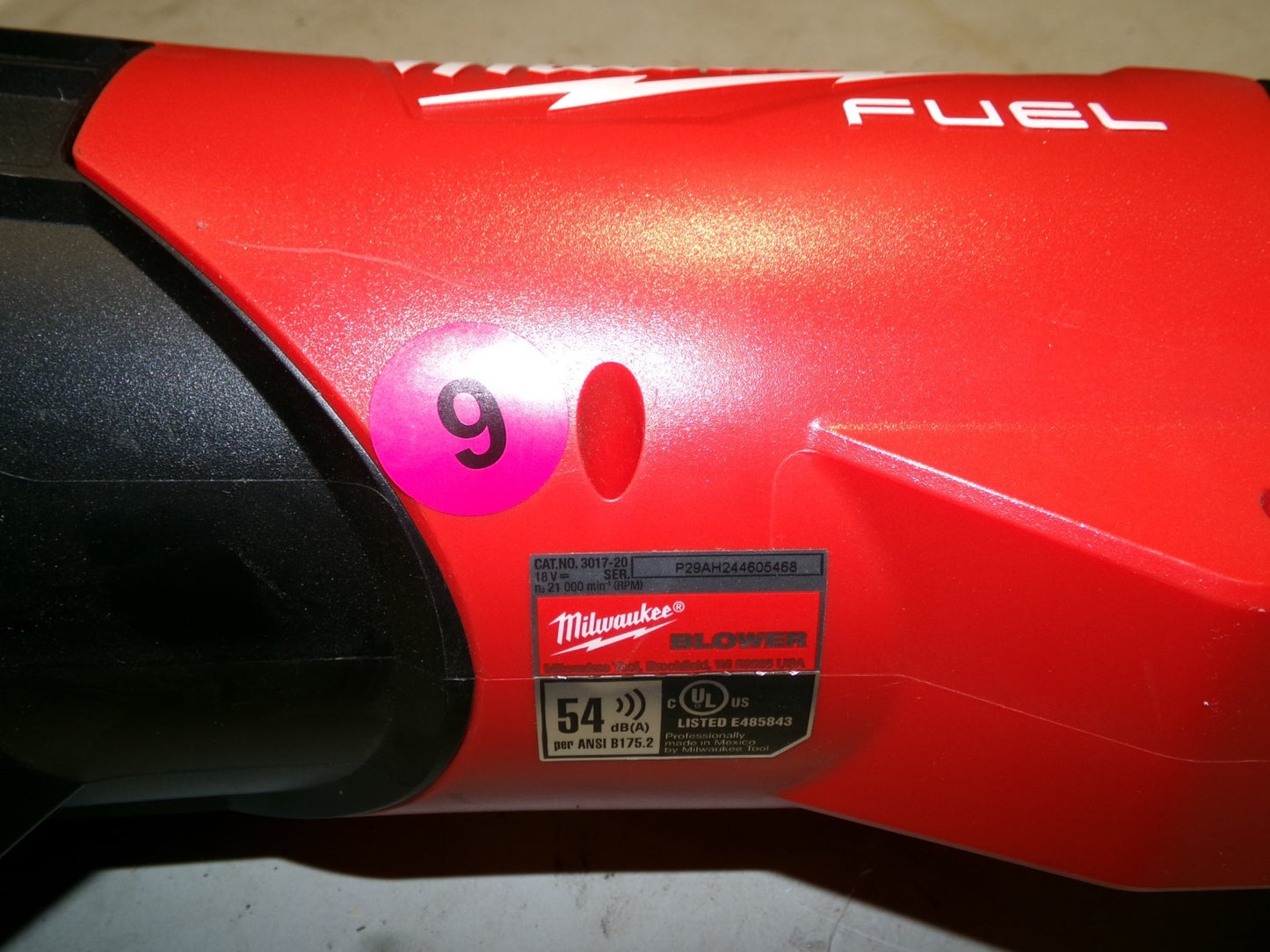 Milwaukee 301720 M18 FUEL Blower Tool Only7