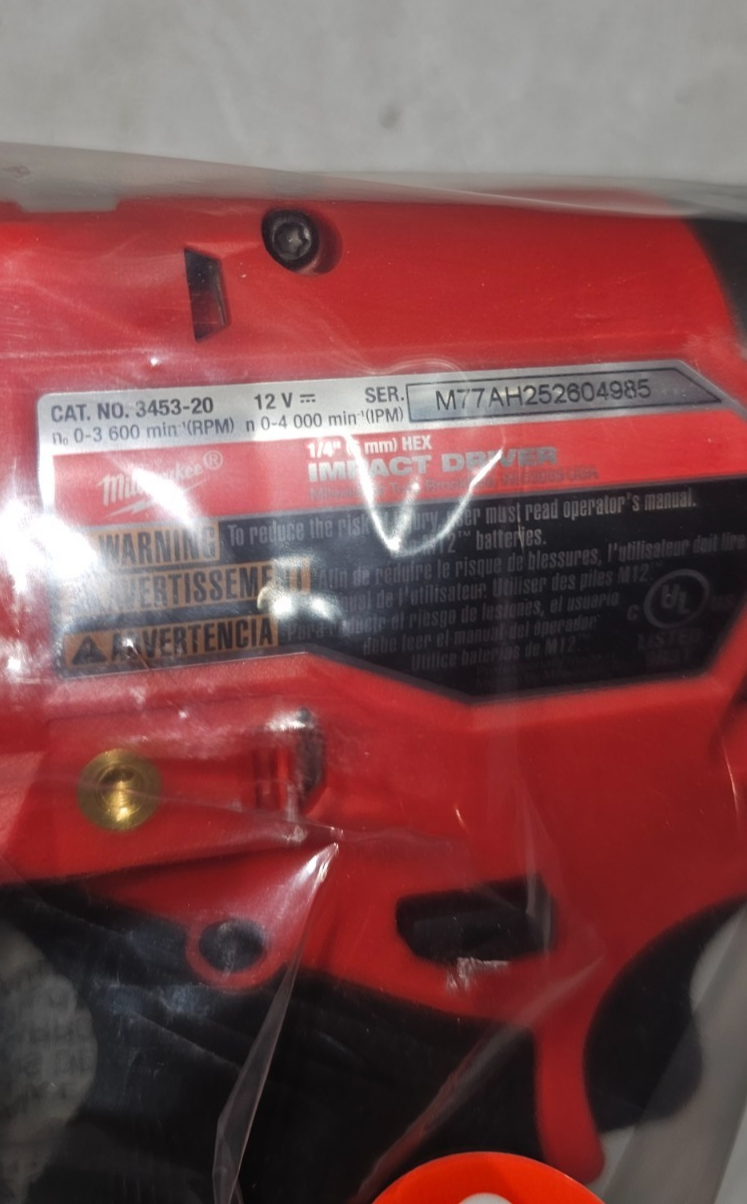 Milwaukee M12 Fuel 1/4in Hex Impact Driver (345320) Tool Only5
