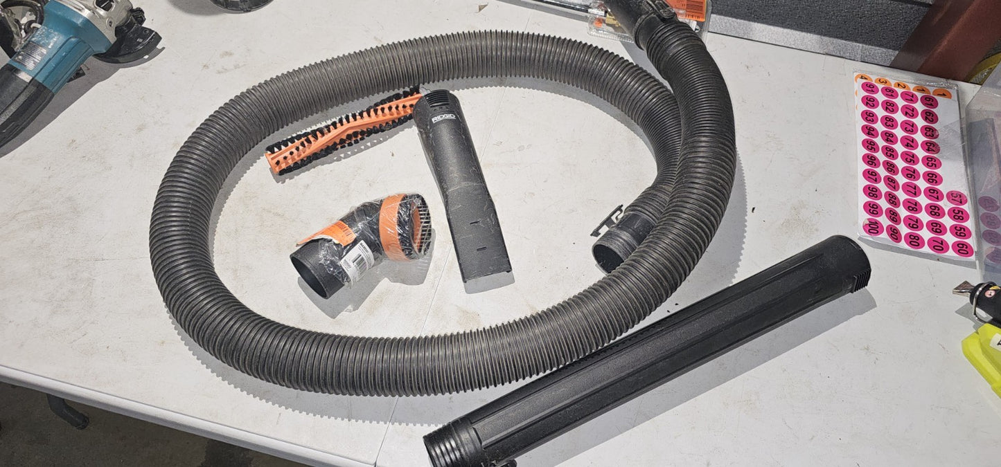 RIDGID 6 Gallon Attachments Only Nozzle and Hoses Only9