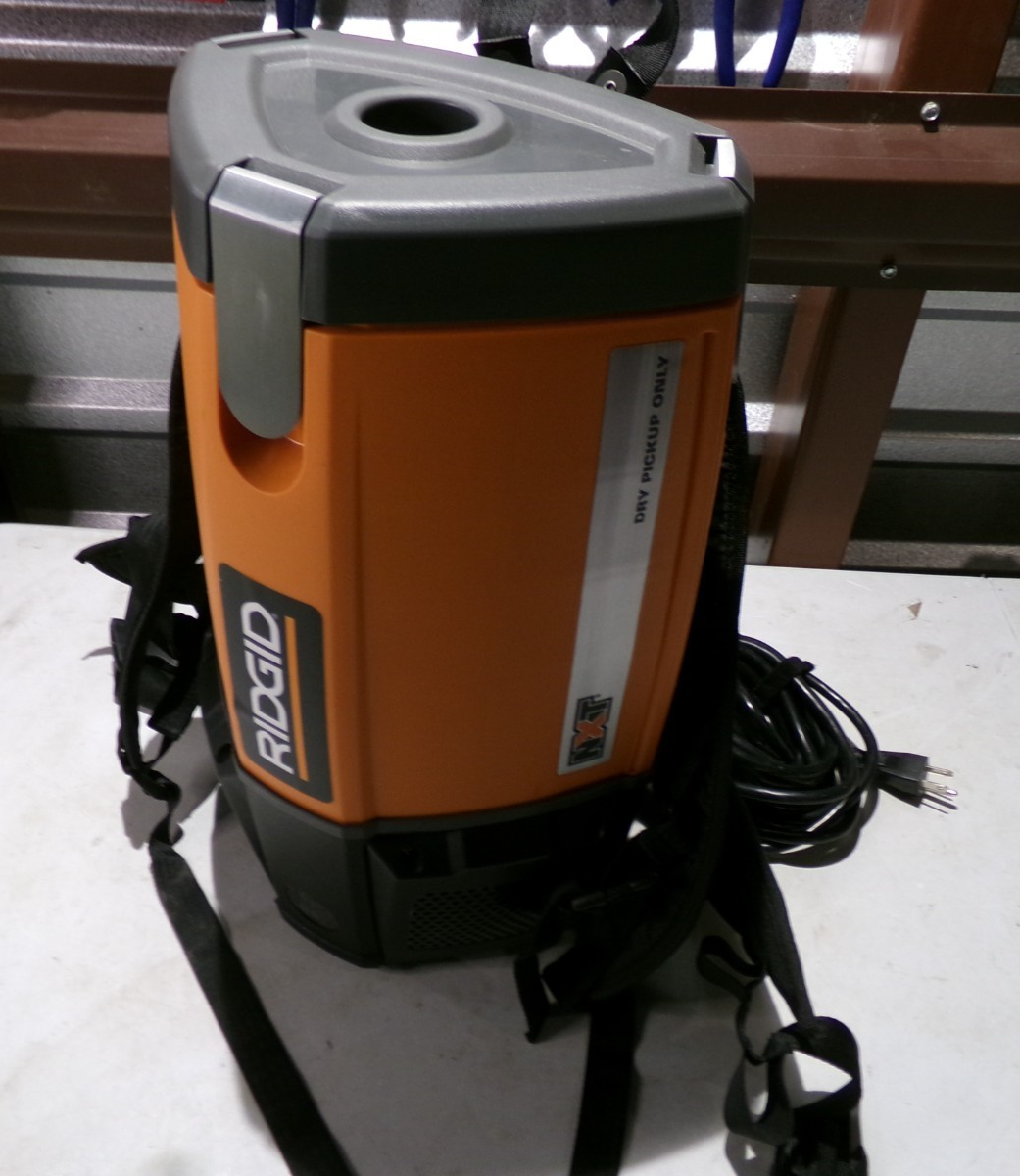 RIDGID 6 Qt. (1.5 Gal.) NXT Backpack Vacuum Cleaner HDB6001