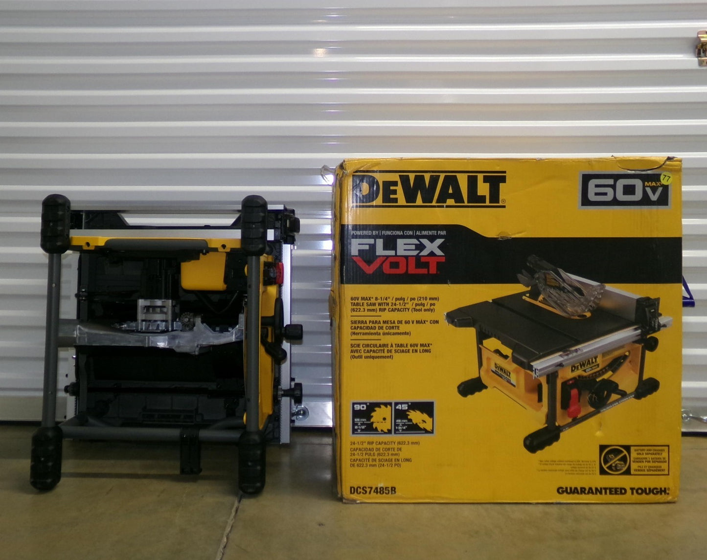 DEWALT FLEXVOLT 60V MAX Cordless Brushless 81/4 in. Table Saw (Tool Only)6