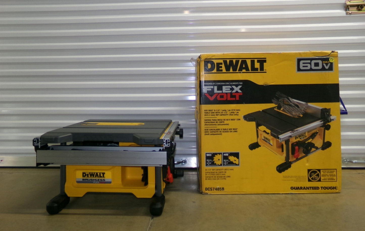 DEWALT FLEXVOLT 60V MAX Cordless Brushless 81/4 in. Table Saw (Tool Only)4