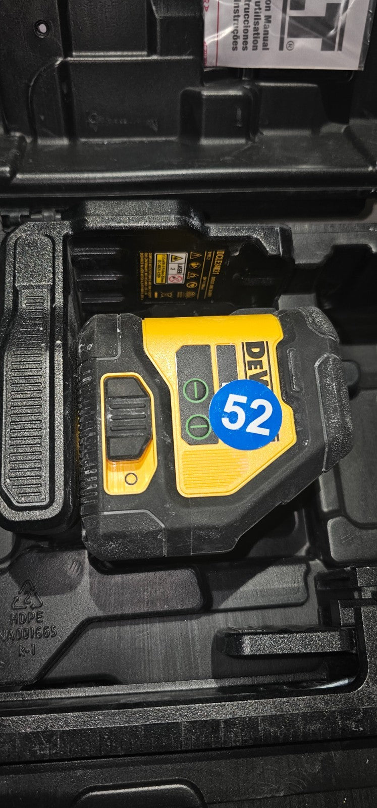 DEWALT DCLE34031 20V 3x360 Line Laser  Tool Only 526