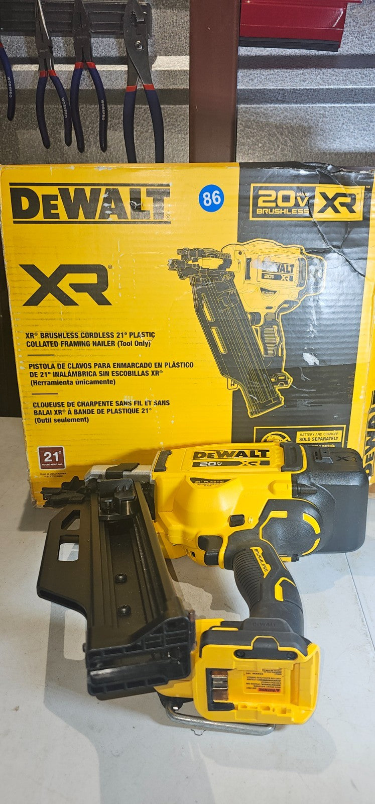 DEWALT 20V DCN920 FRAMING NAILER BARE TOOL ONLY 868