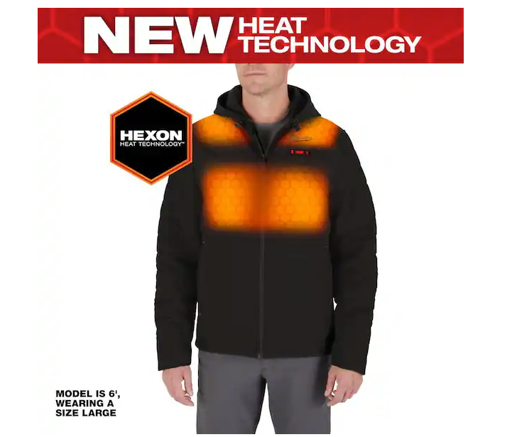 Milwaukee Men's Small M12 12V AXIS Black Heated Jacket NO BATTERY 0