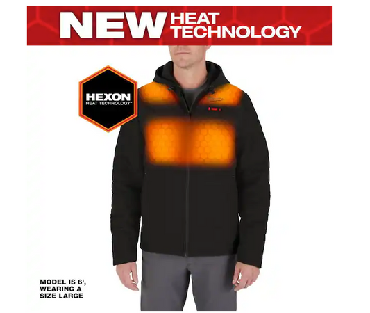 Milwaukee Men's Small M12 12V AXIS Black Heated Jacket NO BATTERY 0