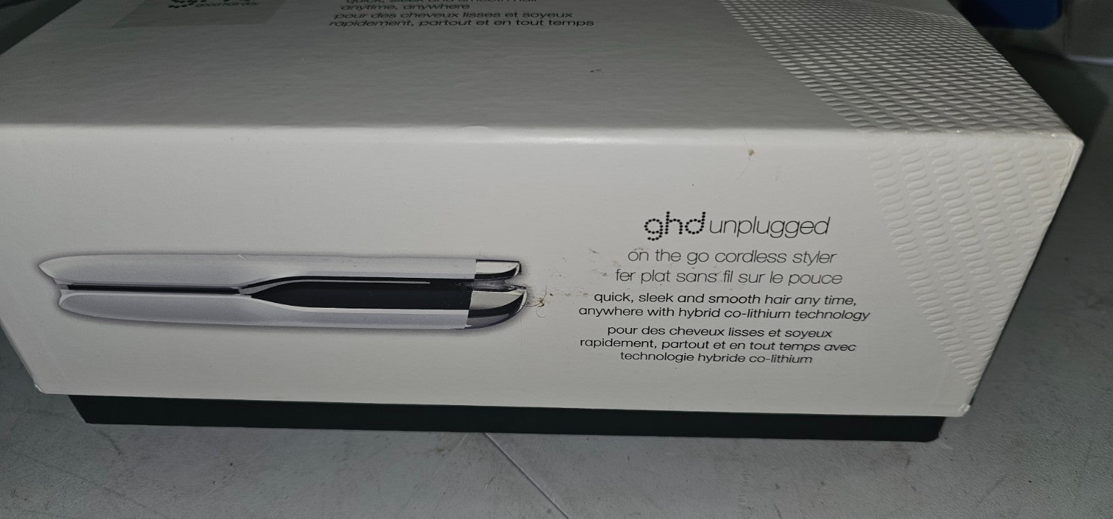 ghd Unplugged USBC Rechargeable Flat Iron Styler  White7
