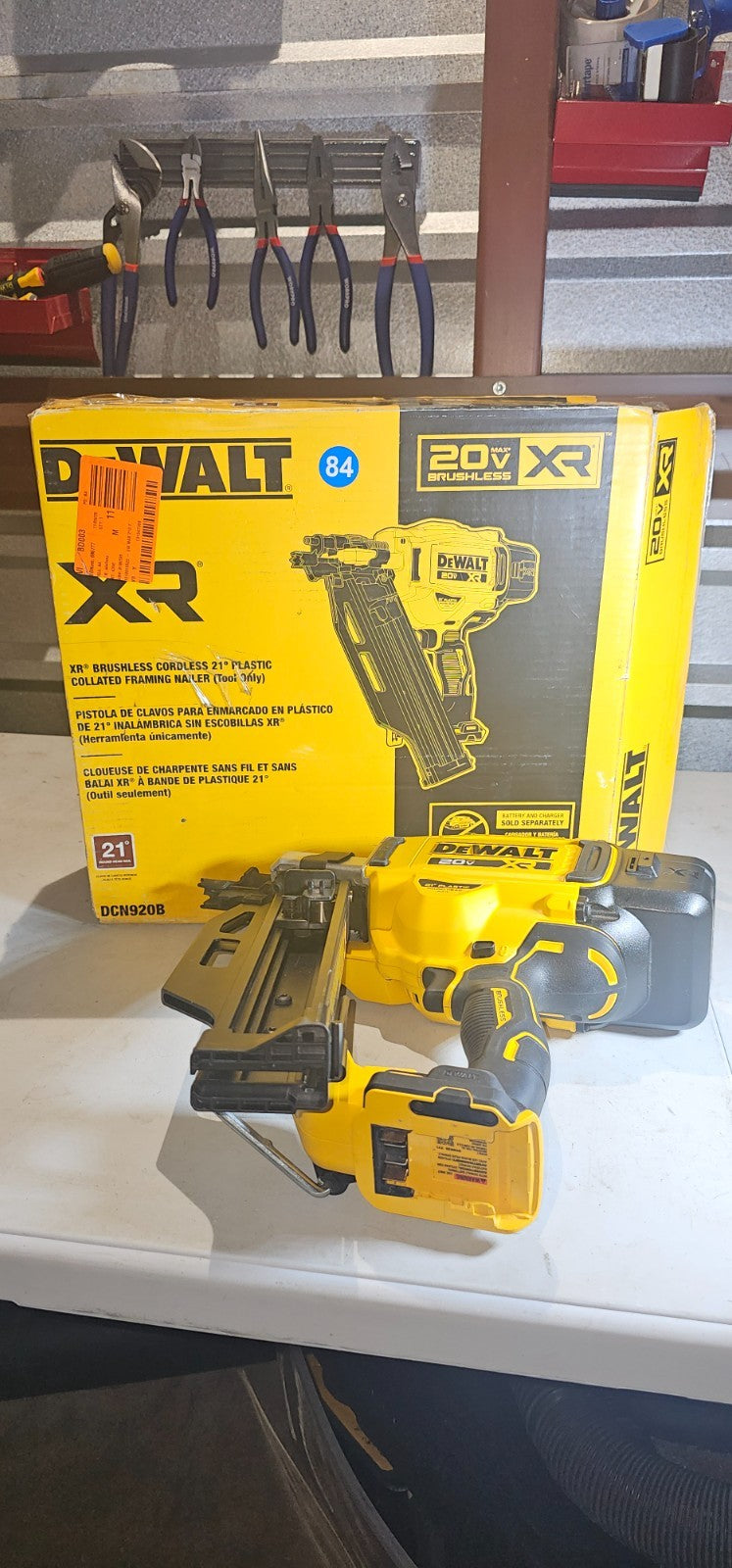 DEWALT 20V DCN920 FRAMING NAILER BARE TOOL ONLY 841