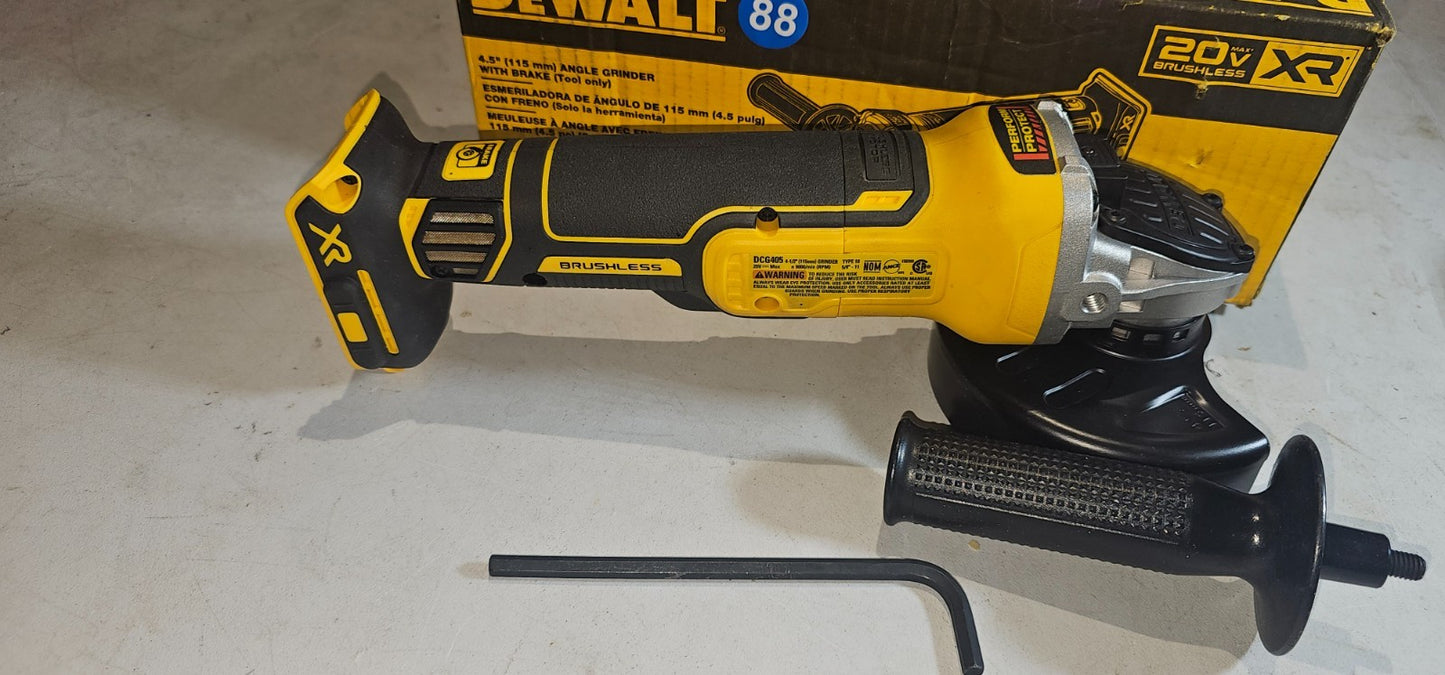 DEWALT DCG405 20V MAX* 41/2 in. Angle Grinder (Tool Only)  885