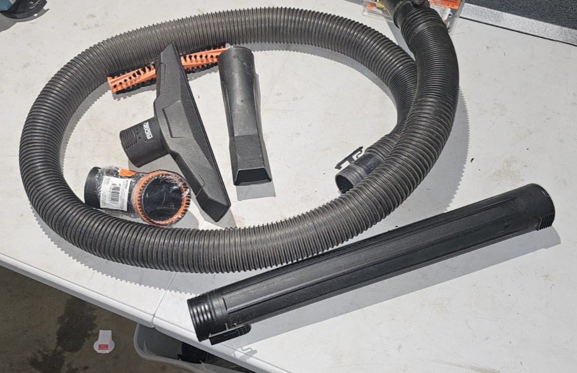 RIDGID 6 Gallon Attachments Only Nozzle and Hoses Only0