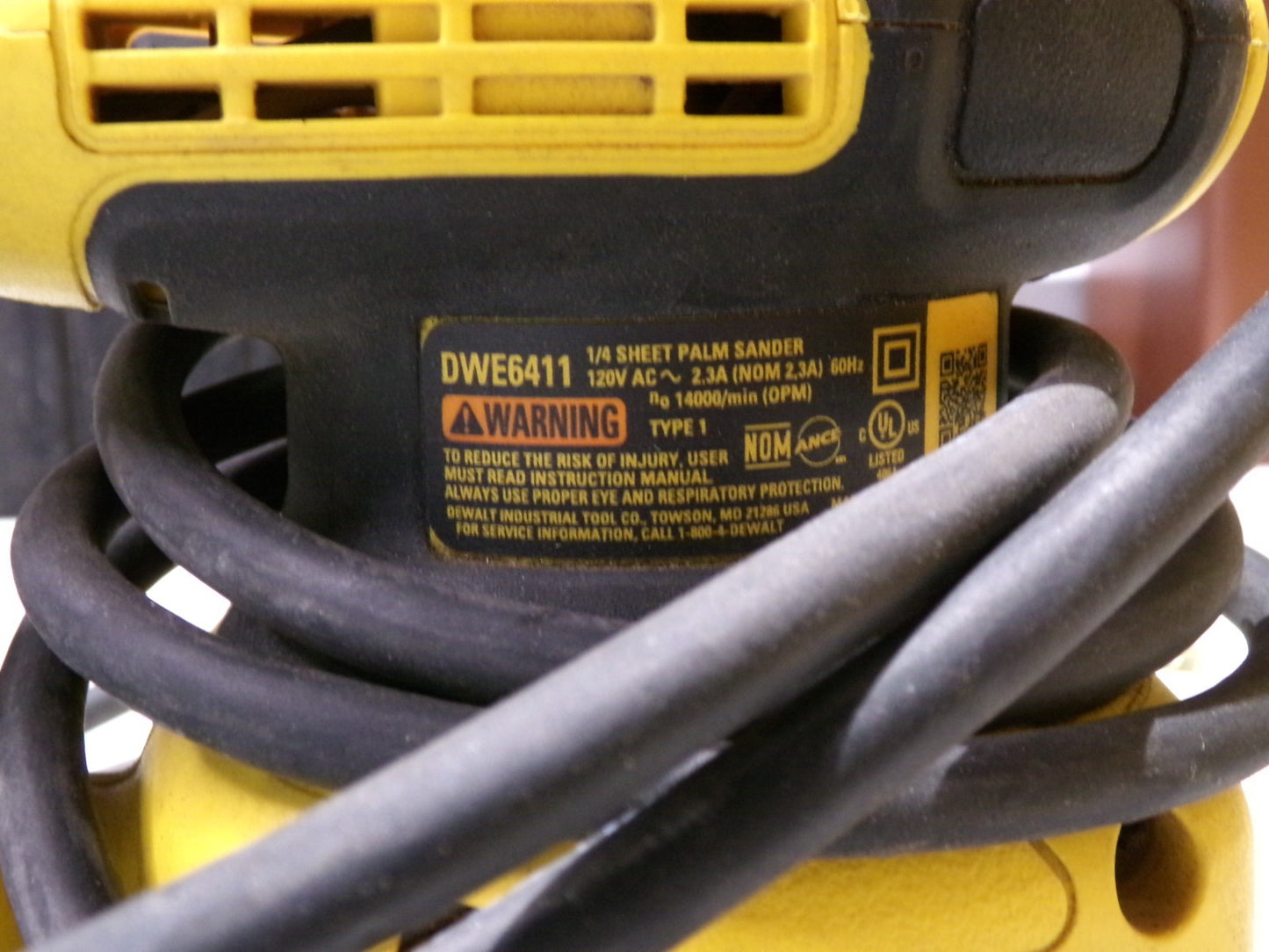 DEWALT DWE6411 Corded Electric Palm Sander  Tool Only4