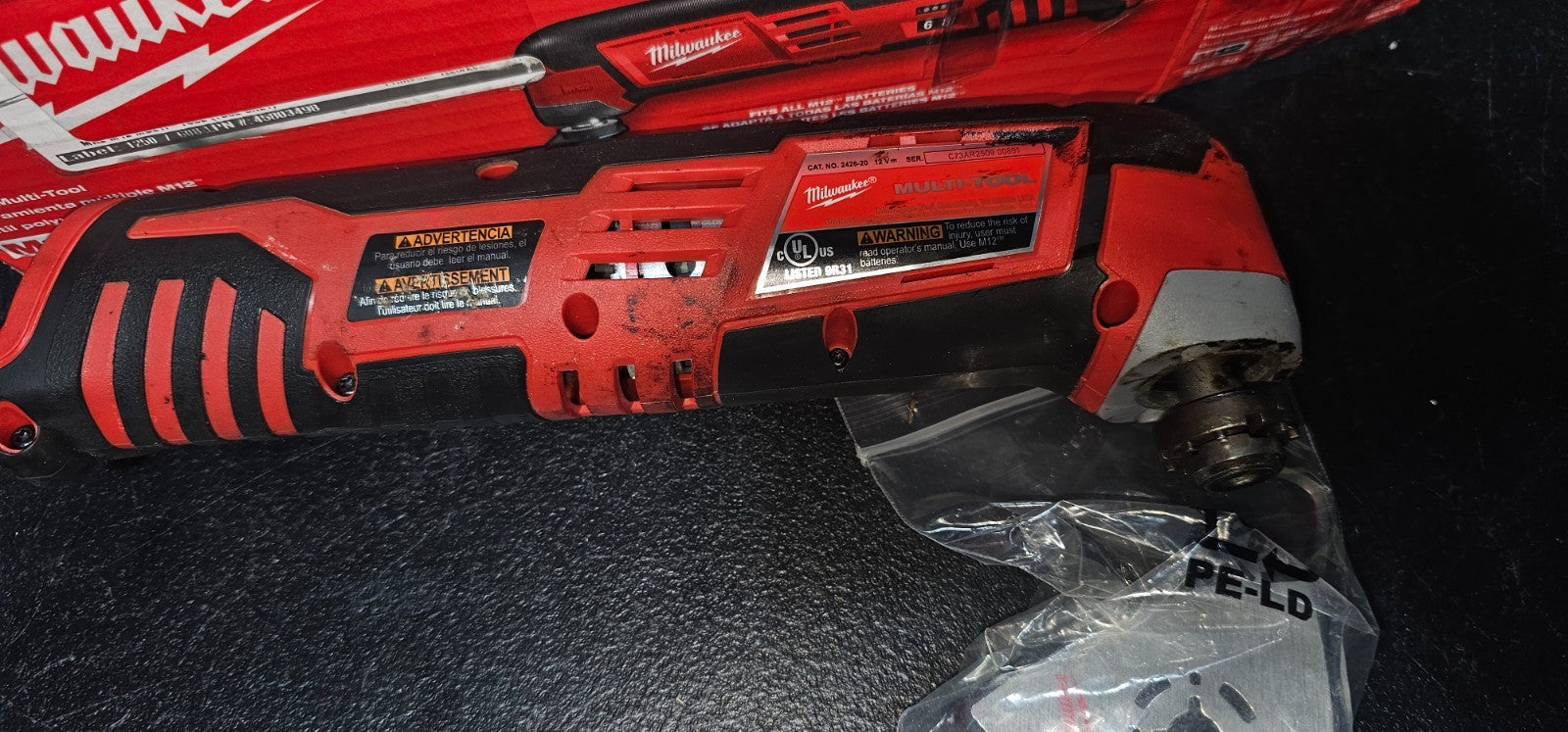 Milwaukee 242620 M12 MultiTool (Tool Only)2