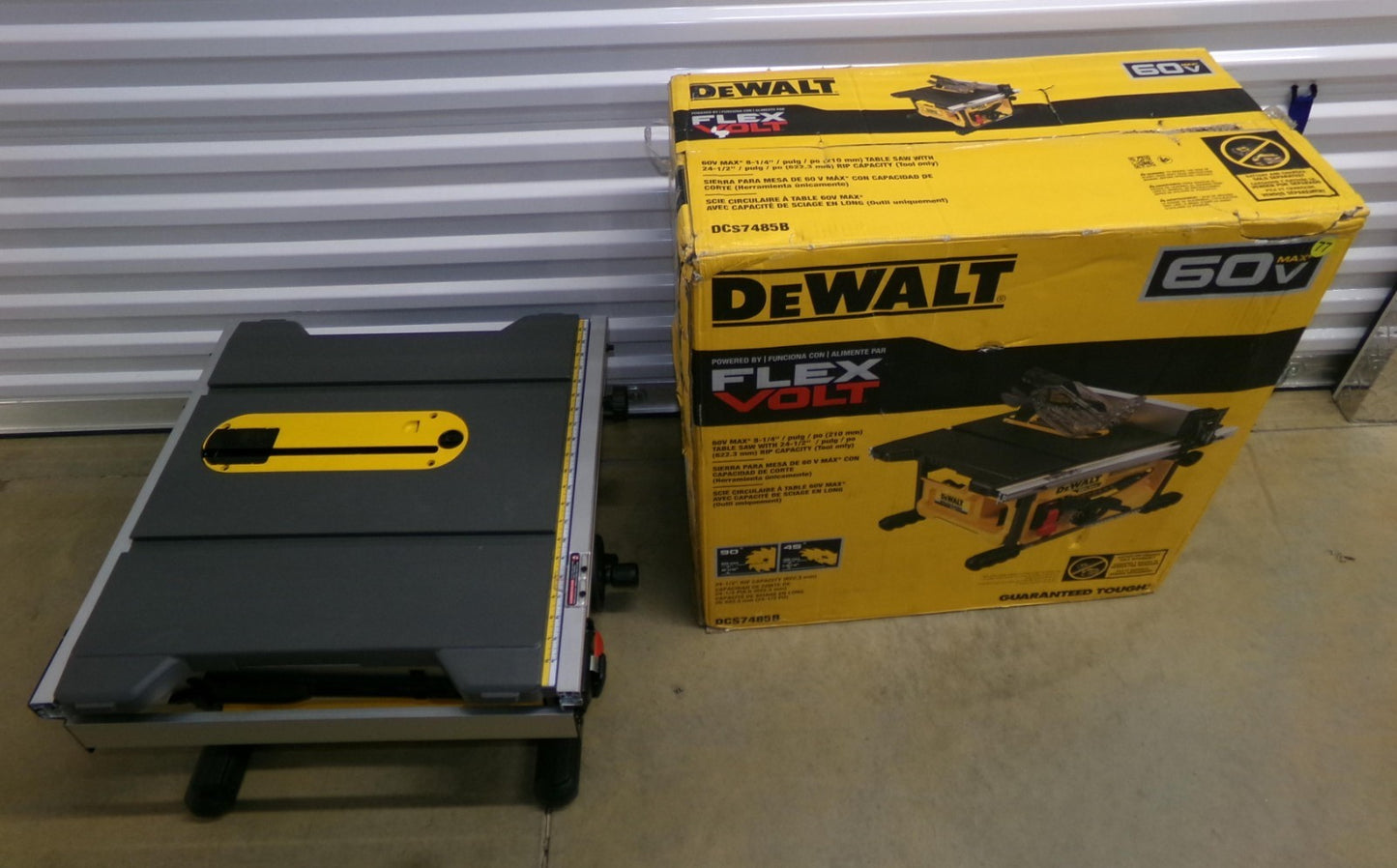 DEWALT FLEXVOLT 60V MAX Cordless Brushless 81/4 in. Table Saw (Tool Only)5