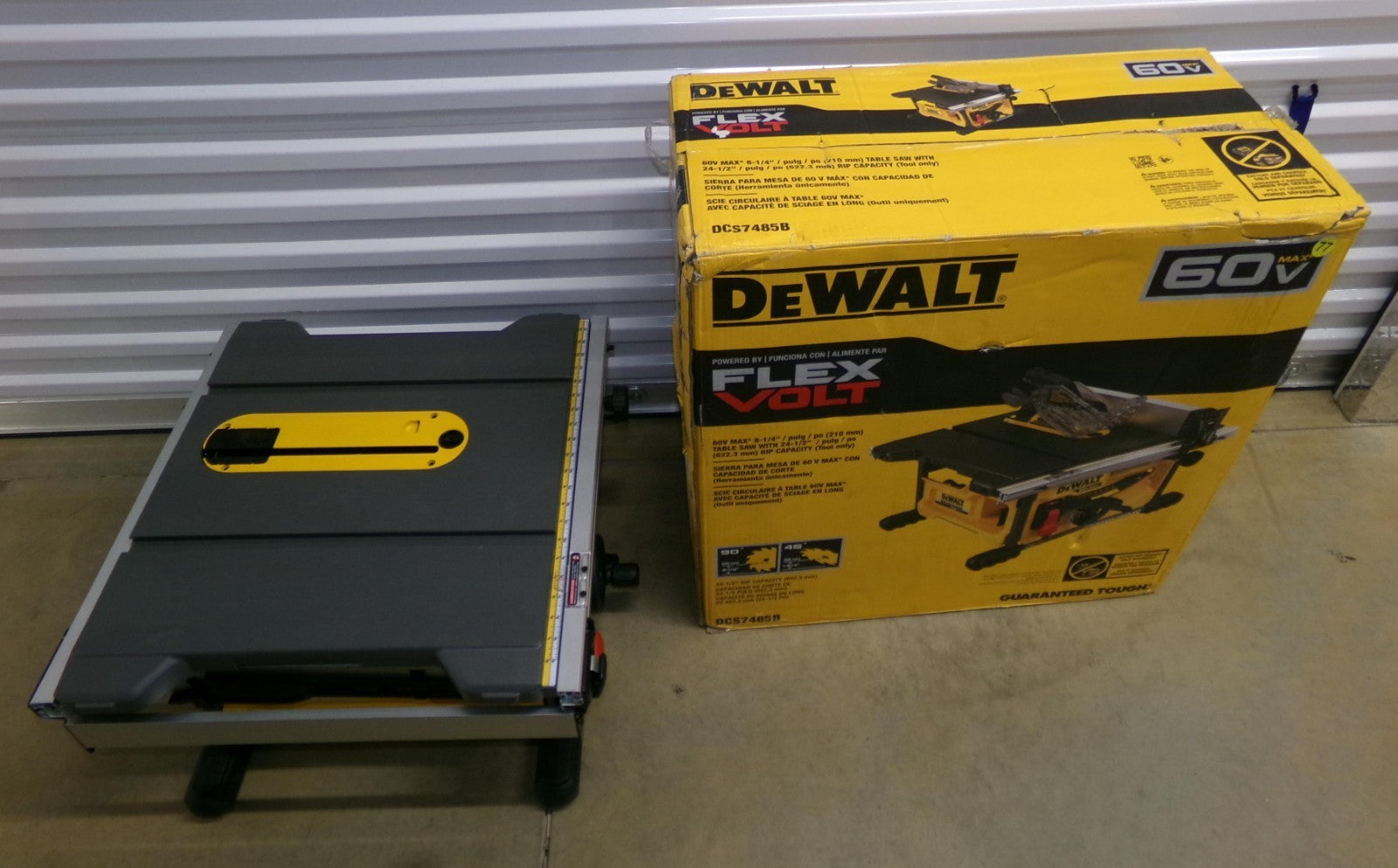 DEWALT FLEXVOLT 60V MAX Cordless Brushless 81/4 in. Table Saw (Tool Only)5