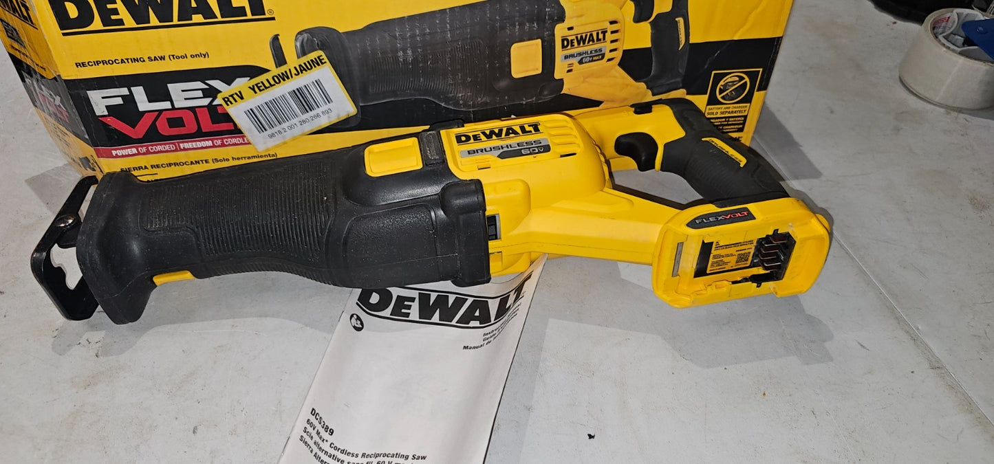 DeWalt DCS389 60V MAX* Brushless Cordless Reciprocating Saw6