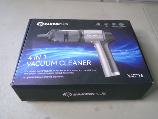 Cordless Car Vacuum, 4 in 1 Mini Vacuum Cleaner High Power 17500PA Suction Handh0