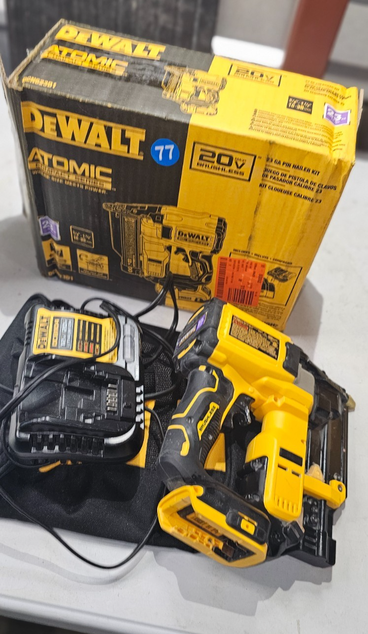 DEWALT Atomic Compact 20V MAX Brushless Cordless 23 Gauge Pin Nailer (Bare Tool)5