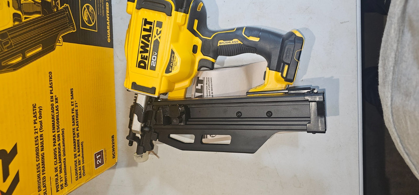DEWALT 20V DCN920 FRAMING NAILER BARE TOOL ONLY 873