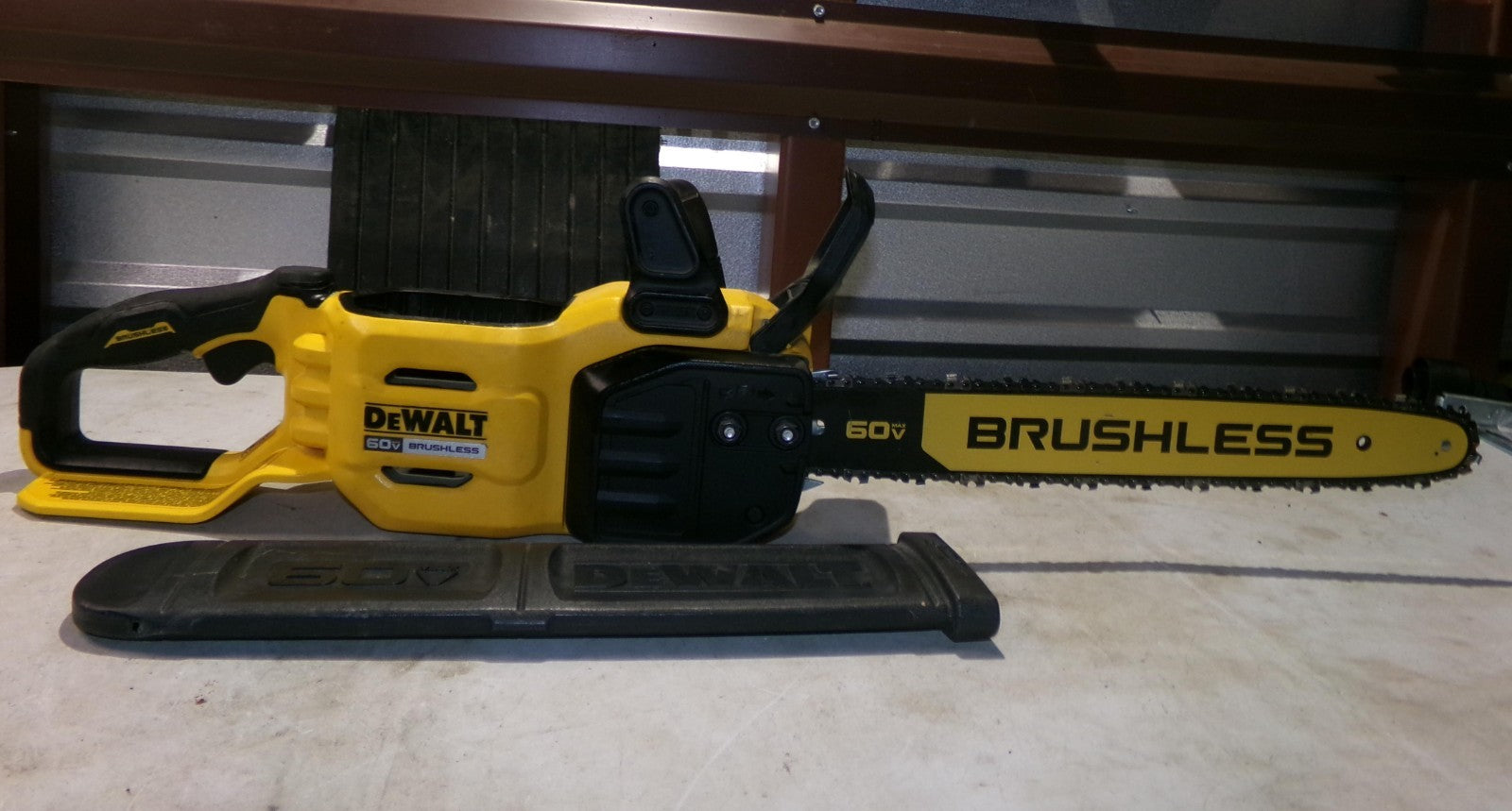 DEWALT 60V MAX* 18 in Brushless Cordless Chainsaw  Tool Only DCCS6724