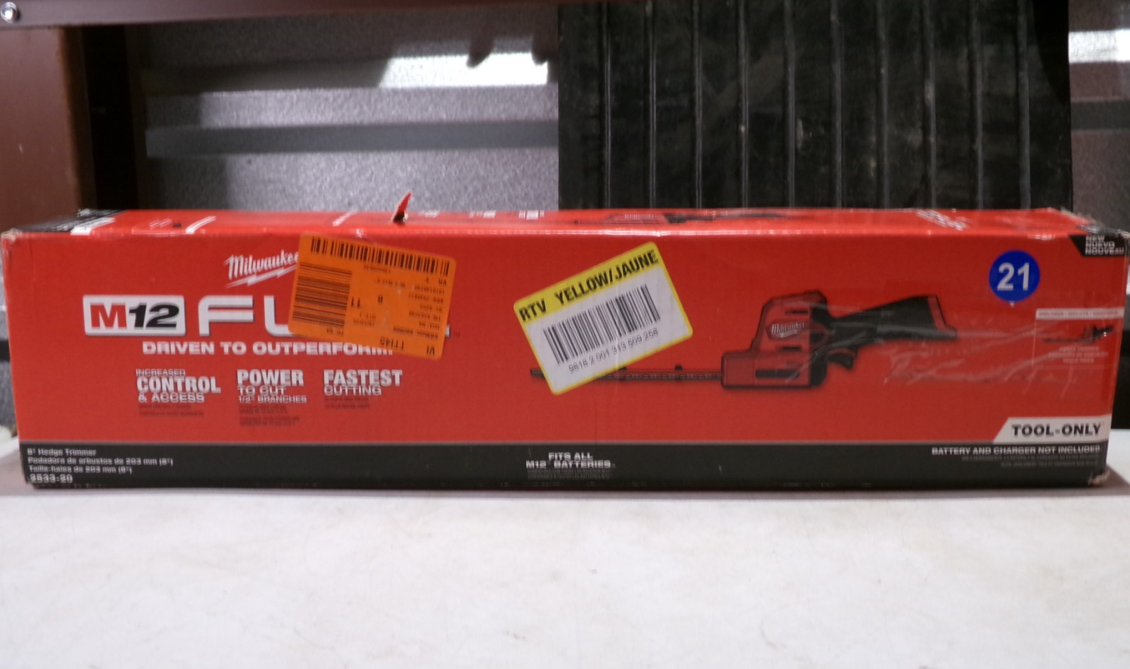 Milwaukee M12 Fuel 12V Hedge Trimmer  Red (253320)0