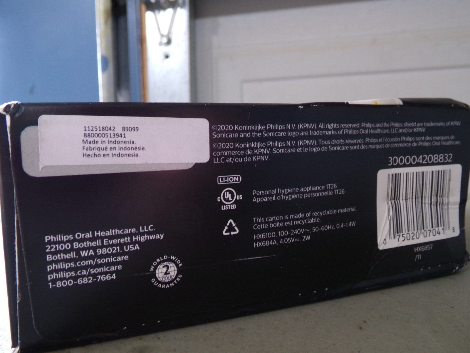 Philips Sonicare ProtectiveClean 5100 Rechargeable Electric Toothbrush, with Pre1