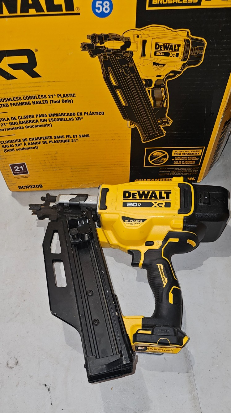 DEWALT 20V DCN920 FRAMING NAILER BARE TOOL ONLY2