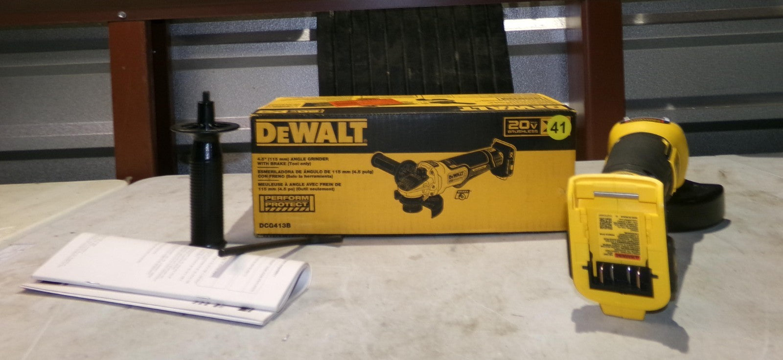 DEWALT DCG413 20V 41/2 inch Grinder  Tool Only3