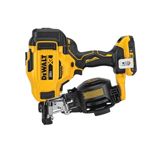 DEWALT DCN45R 18V XR Cordless Roofing Coil Nail Gun BAG AND CHARGE0