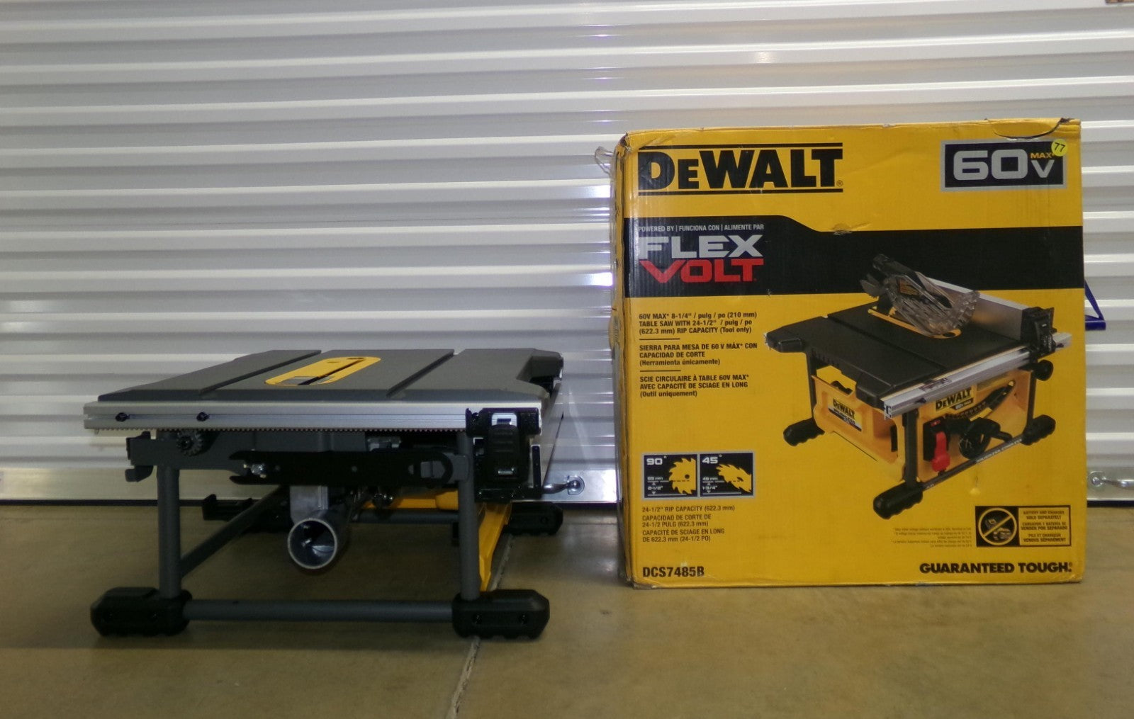 DEWALT FLEXVOLT 60V MAX Cordless Brushless 81/4 in. Table Saw (Tool Only)3