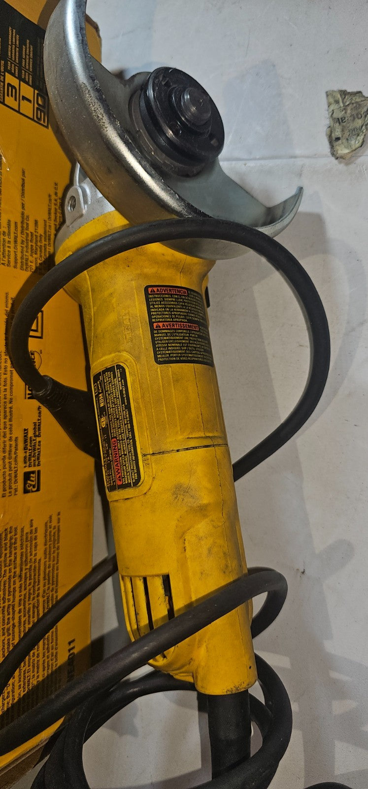 DEWALT DWE4011 41/2 in. Small Angle Grinder 805