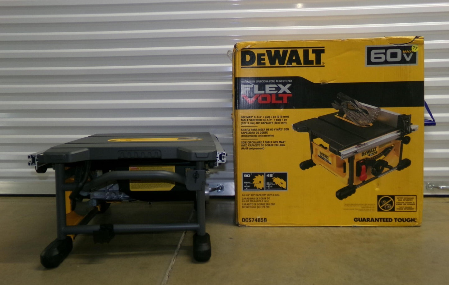 DEWALT FLEXVOLT 60V MAX Cordless Brushless 81/4 in. Table Saw (Tool Only)2