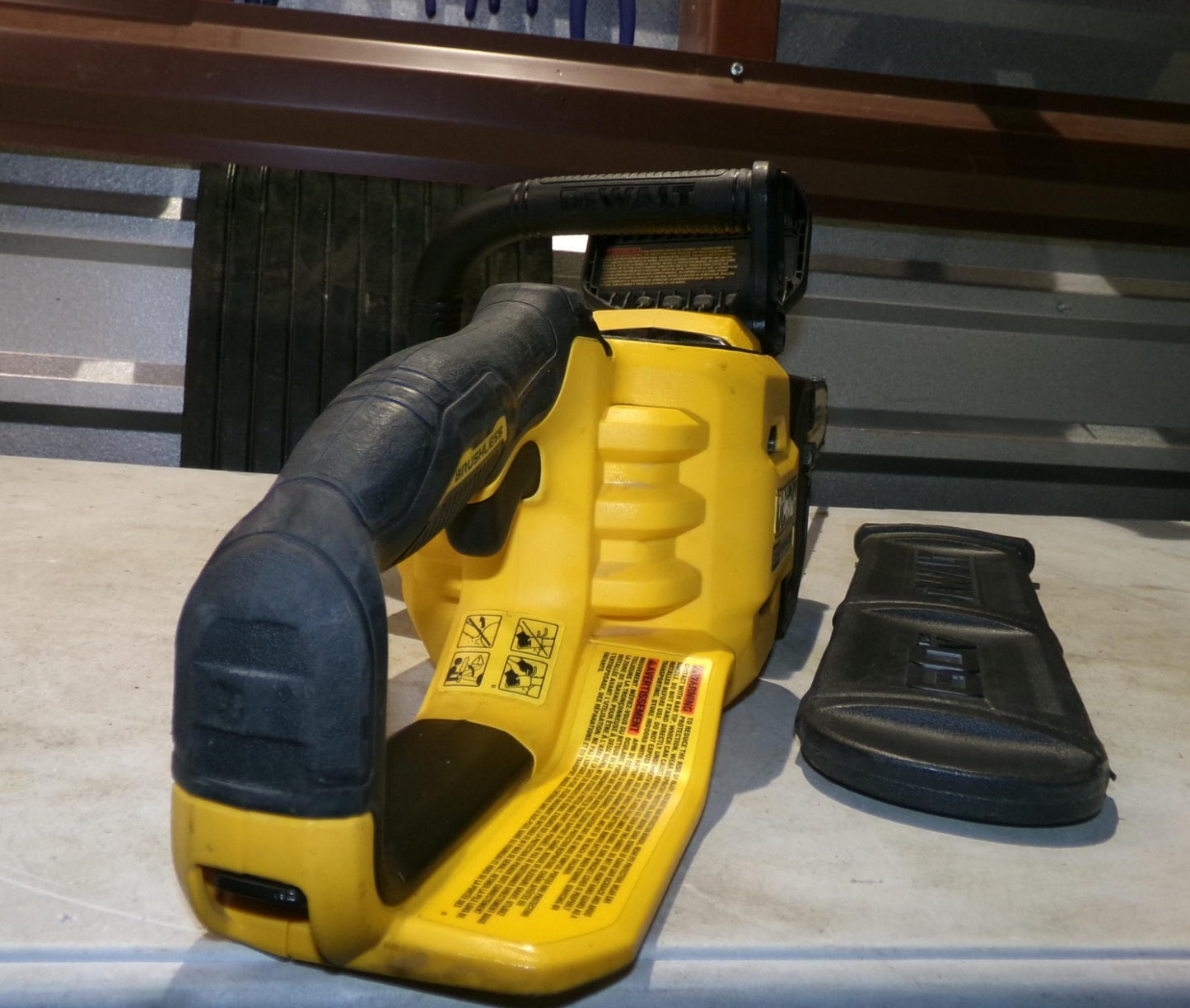 DEWALT 60V MAX* 18 in Brushless Cordless Chainsaw  Tool Only DCCS6725