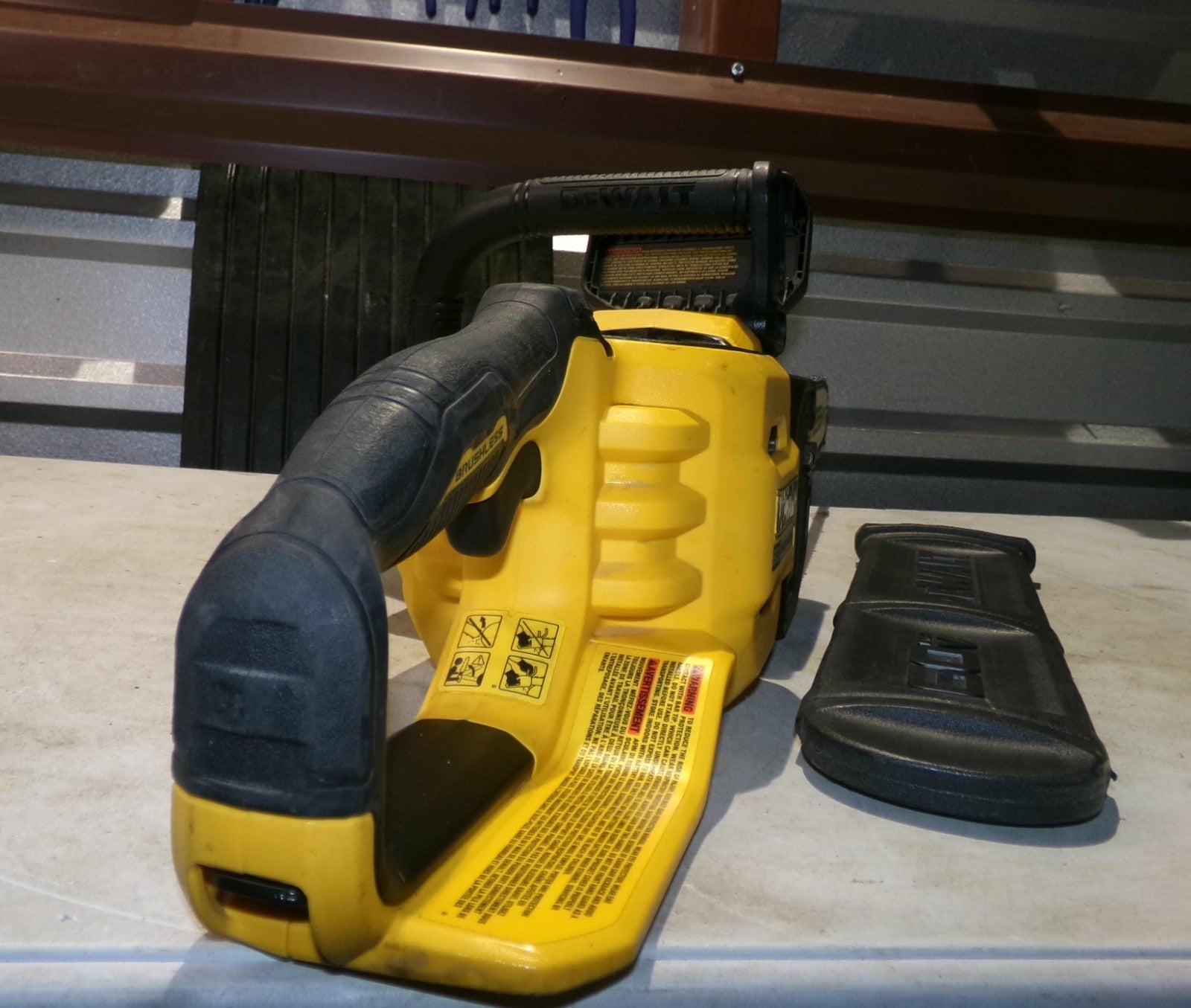 DEWALT 60V MAX* 18 in Brushless Cordless Chainsaw  Tool Only DCCS6725