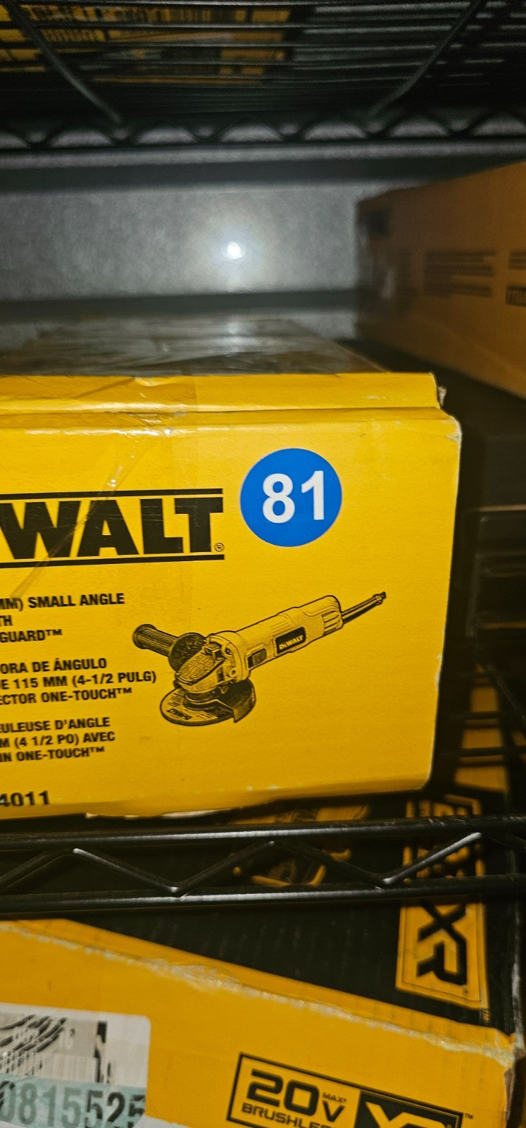 DEWALT DWE4011 41/2 in. Small Angle Grinder5
