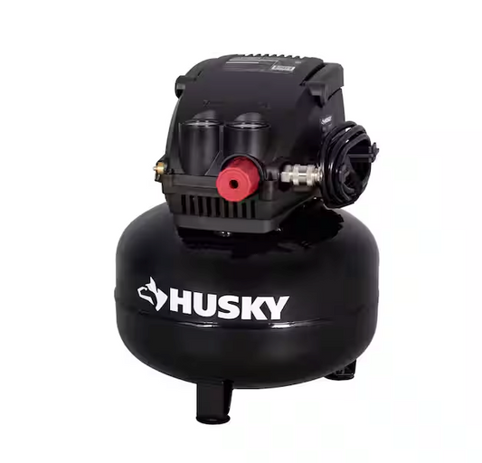 Husky 3 Gal. 120 PSI Portable Electric OilFree Light Duty Air Compressor0